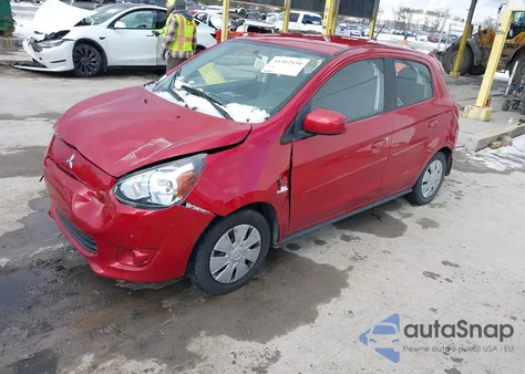 2015 Mitsubishi Mirage De/Rf z USA, uszkodzony, nr VIN ML32A3HJ6FH036972